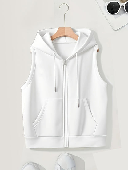 Veste à capuche sportive pour dames avec fermeture éclair et poches pratiques Chic und Stil