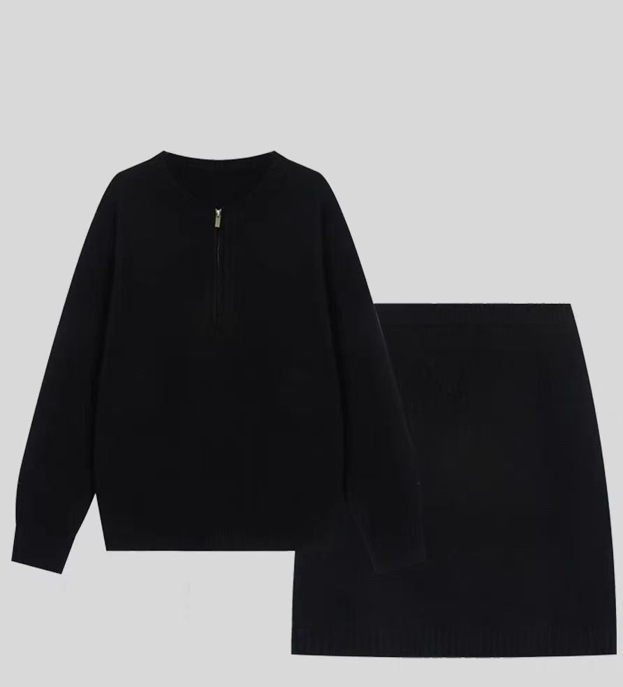 Pull en tricot pour femmes avec une coupe moderne et une fermeture éclair décorative Chic und Stil
