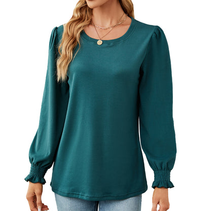 Pull femme avec manches bouffantes et poignets élastiques Chic und Stil
