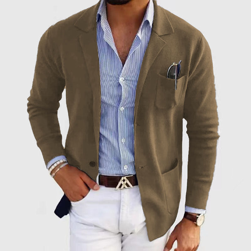 Chic and Style Elegant Knit Jacket for Men