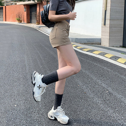 Dames Sur mesure Denim Shorts Chic und Stil