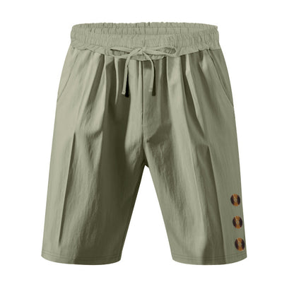 Shorts de loisirs pour hommes avec ceinture élastique et poches latérales pratiques Chic und Stil
