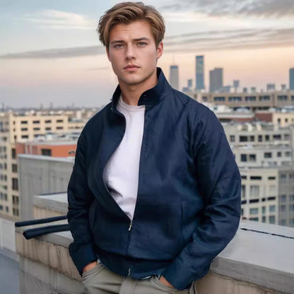 Lightweight transition jacket for men Chic und Stil