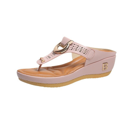 Sandales antidérapantes à plateforme décorative pour femmes Chic und Stil