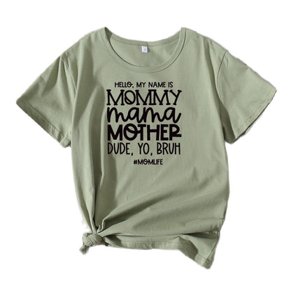 T-shirt graphique Fun Statement Chic und Stil pour femmes