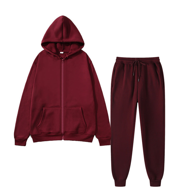 Ladies Zip Hoodie and Jogging Pants Set Chic and Style