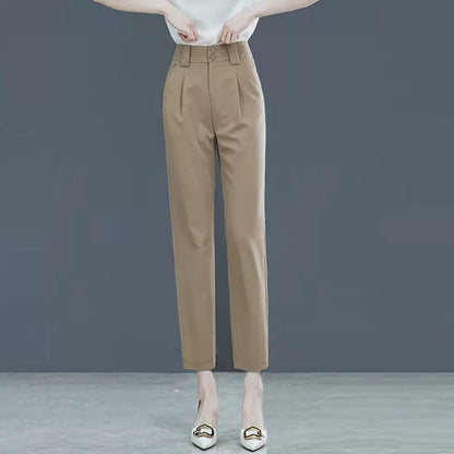 Pantalon taille haute ajusté pour femmes Chic und Stil 1750846599