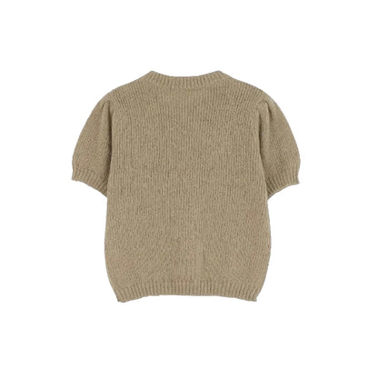 Pull femme avec manches bouffantes et tricot doux Chic und Stil