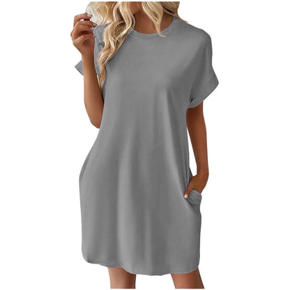 Robe t-shirt décontractée à poches Chic und Stil