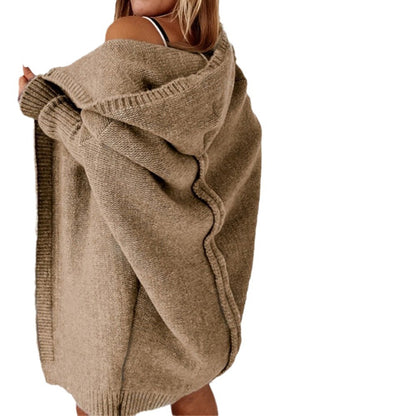 Dames Pull en tricot décontracté avec devant ouvert et fine texture Chic und Stil