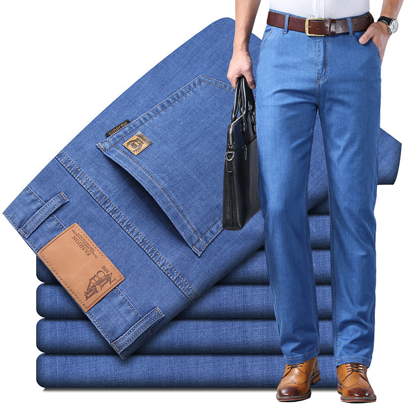 High-quality denim pants for men with functional pockets Chic and Style