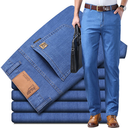 High-quality denim pants for men with functional pockets Chic and Style