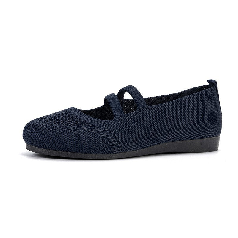 Ballerines confortables pour femmes en matériau en filet respirant et avec des sangles réglables Chic und Stil