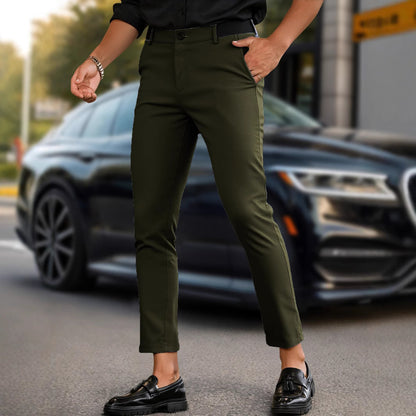 Chic and Style slim-fit trendy chino pants for men
