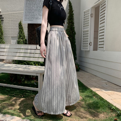 Chic and Style striped wide women's pants
