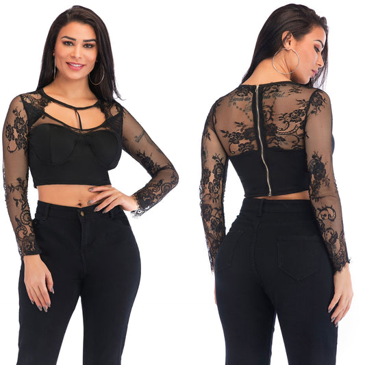 Haut court en dentelle Chic und Stil pour femmes