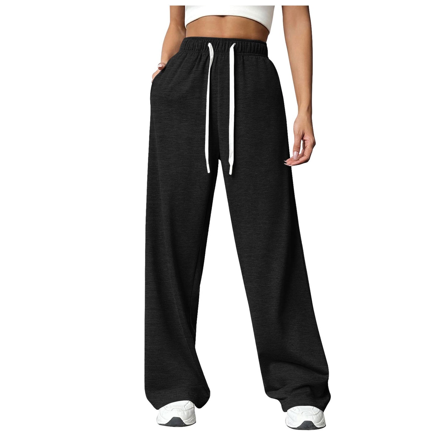Ladies Comfortable Sport Pants with a Relaxed Fit and Elastic Waist Chic and Style