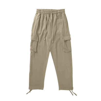 Pantalon cargo pour hommes avec taille élastique et poches fonctionnelles Chic und Stil