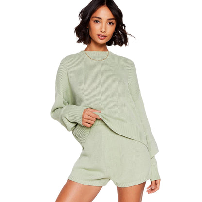 Pull-over oversized en tricot pour femmes avec motif texturé Chic und Stil