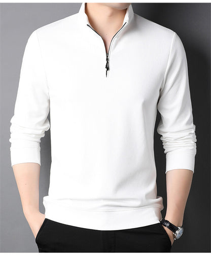 Men's turtleneck pullover with zipper Chic und Stil