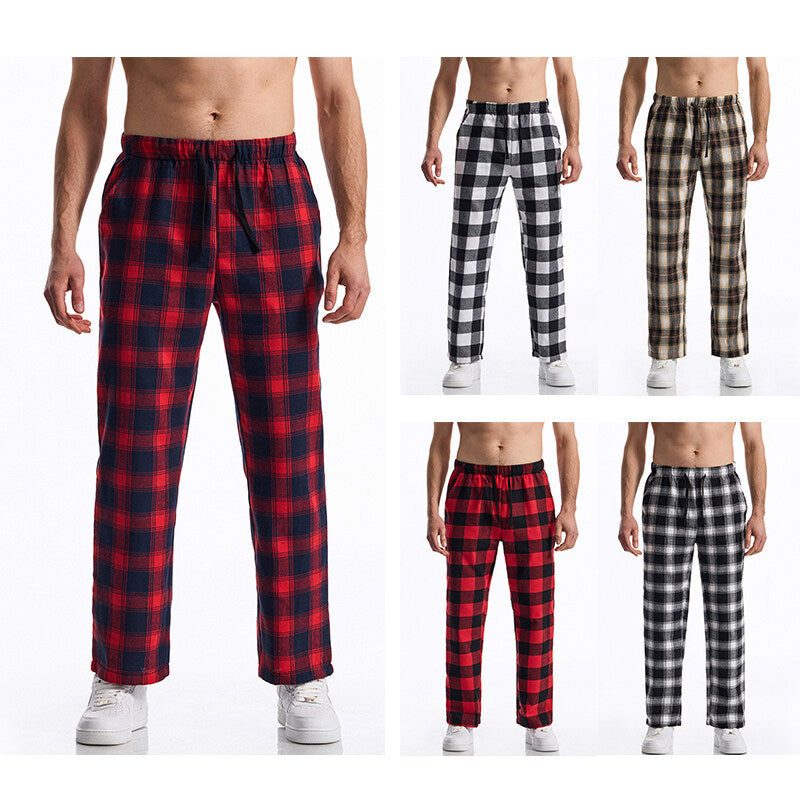 Men's flannel pajama pants Chic und Stil