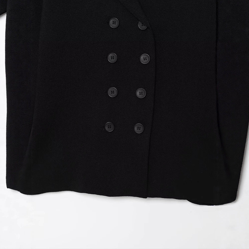 Dames Élégant blazer à double rangée Chic und Stil