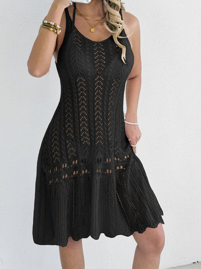 Robe d'été tricotée ouverte pour femmes Chic und Stil