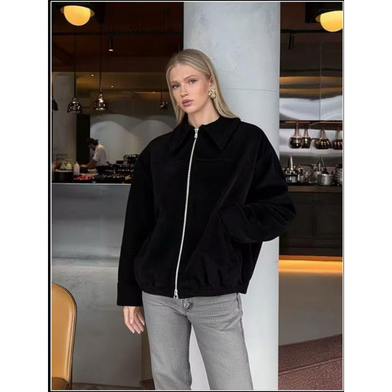 Dames décontractée en cuir véritable Chic und Stil