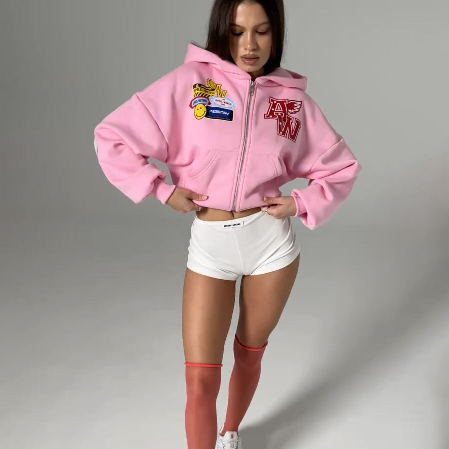 Women's leisure set with hooded jackets and casual pants Chic and Style