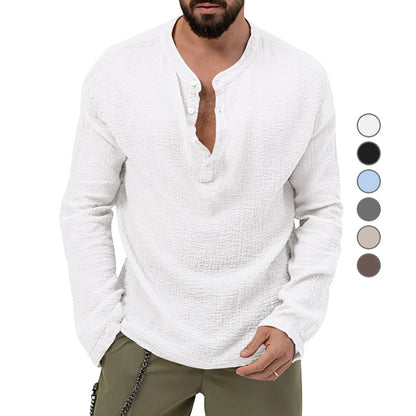 Chemise à manches longues pour hommes avec boutonnière Chic und Stil