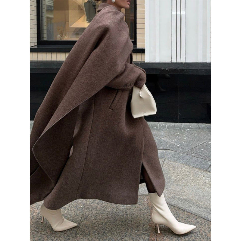 Dames grande taille manteau-wrap Chic und Stil