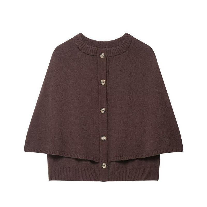 Ladies trendy poncho sweater Chic and Style