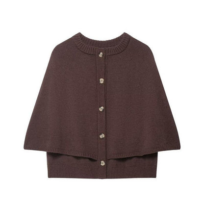 Ladies trendy poncho sweater Chic and Style