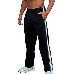 Chic and Style Men's Sport Pants with Side Stripes