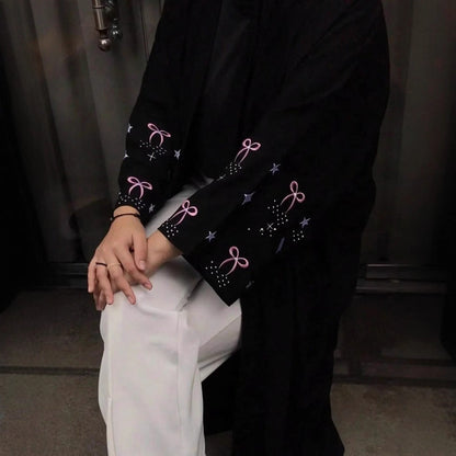 Dames élégant Kimono-Cardigan avec des manches détaillées Chic und Stil