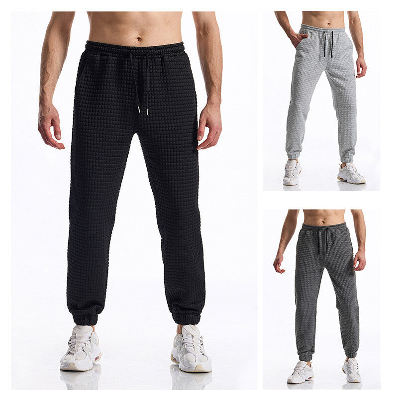 Comfortable sweatpants for men with high waist and elastic comfort Chic and Style