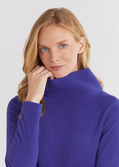 Pull à col roulé en polaire élégant pour femmes Chic und Stil