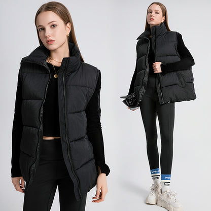 Dames gilet matelassé à la mode Chic und Stil