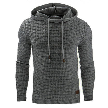 Sweat à capuche pour hommes au design structuré moderne Chic und Stil