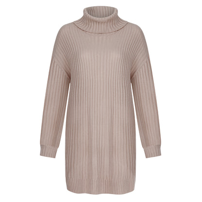 Pull-over à col roulé en grosse maille pour femmes, coupe décontractée Chic und Stil