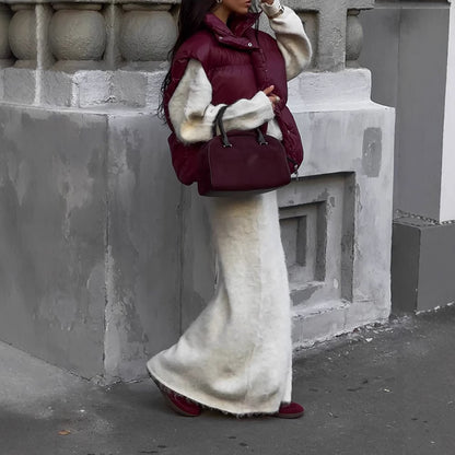 Dames doudoune sans manches Chic und Stil