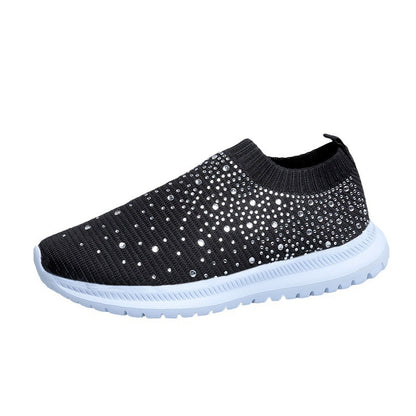 Dames Baskets à Paillettes Sportives Chic und Stil
