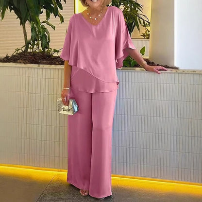 Dames Élégant Jumpsuit Set Chic und Stil