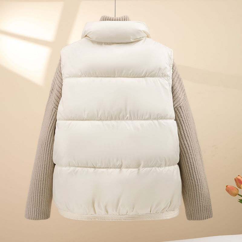 Dames gilet matelassé avec poches fonctionnelles et col confortable Chic und Stil