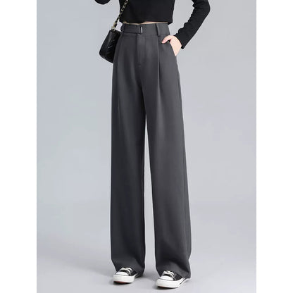 Pantalons larges taille haute pour femmes Chic und Stil 1750846636