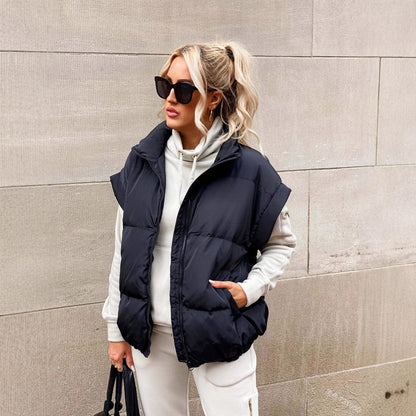 Dames gilet matelassé Chic und Stil