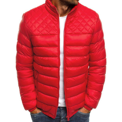 Veste matelassée pour hommes avec col haut et poignets élastiques Chic und Stil