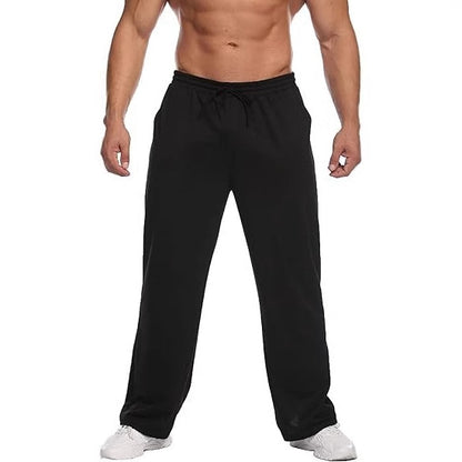 Comfortable sports pants for men with elastic waist and side pockets Chic and Style