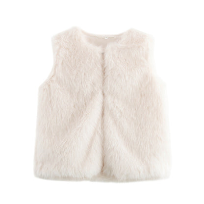 Dames Gilet en fausse fourrure Chic und Stil