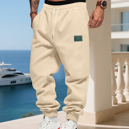 Men's comfortable Relaxed-Fit Sweatpants with elastic waistband and functional pockets Chic and Style